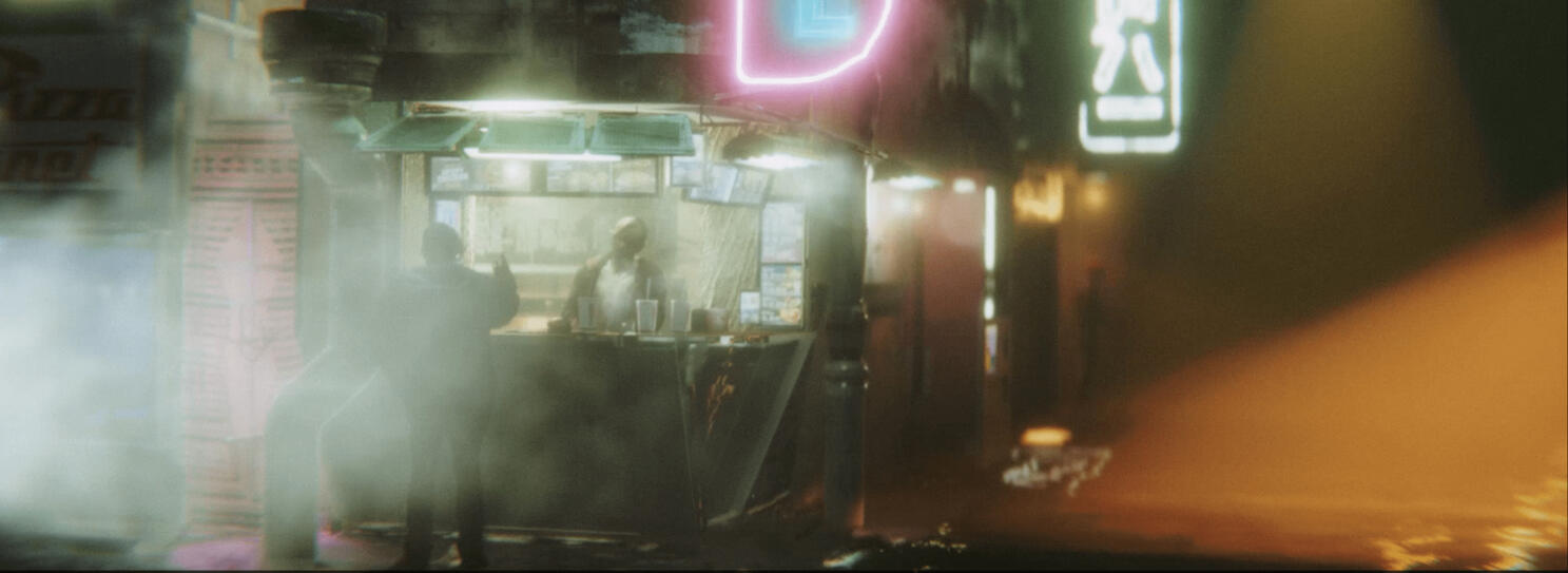 Cyberpunk film Class VFX test (VFX)